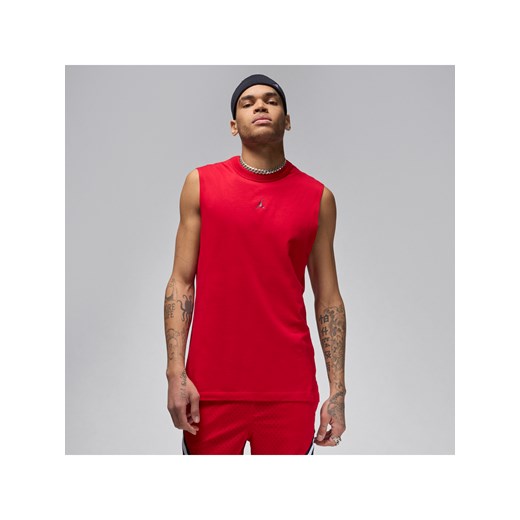 Męska koszulka bez rękawów Dri-FIT Jordan Sport - Czerwony ze sklepu Nike poland w kategorii T-shirty męskie - zdjęcie 178602763