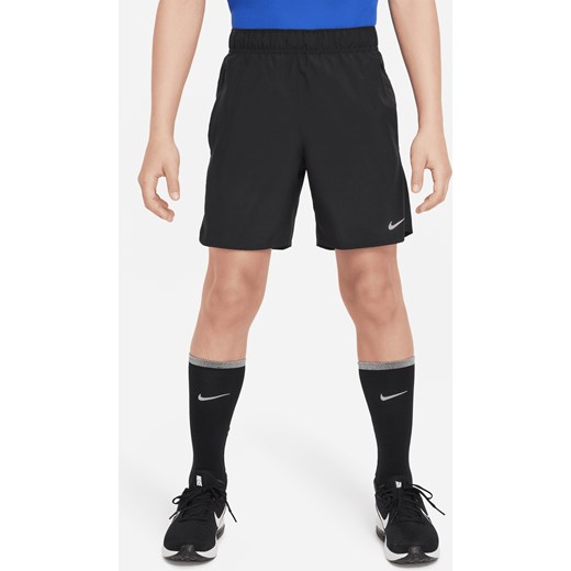 Spodenki treningowe dla dużych dzieci (chłopców) Nike Dri-FIT Challenger - Czerń ze sklepu Nike poland w kategorii Spodenki chłopięce - zdjęcie 178602852