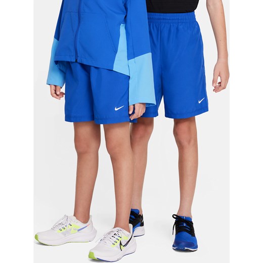 Spodenki treningowe Dri-FIT dla dużych dzieci Nike Multi - Niebieski ze sklepu Nike poland w kategorii Spodenki chłopięce - zdjęcie 178602882