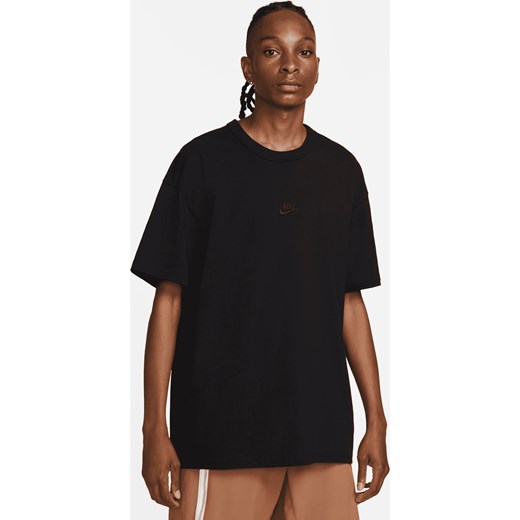 T-shirt męski Nike Sportswear Premium Essentials - Czerń ze sklepu Nike poland w kategorii T-shirty męskie - zdjęcie 178602900