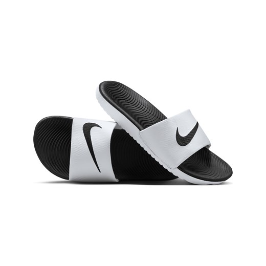 Klapki dla małych/dużych dzieci Nike Kawa - Biel ze sklepu Nike poland w kategorii Klapki dziecięce - zdjęcie 178602903