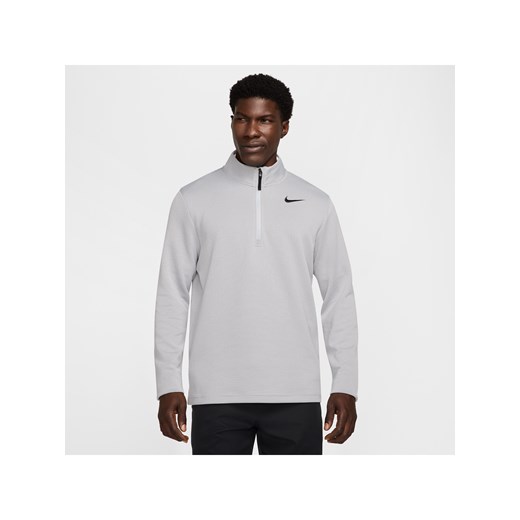 Męska koszulka do golfa z zamkiem 1/2 Dri-FIT Nike Victory - Szary ze sklepu Nike poland w kategorii T-shirty męskie - zdjęcie 178602983