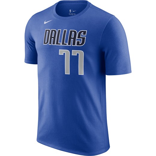 T-shirt męski Nike NBA Dallas Mavericks - Niebieski ze sklepu Nike poland w kategorii T-shirty męskie - zdjęcie 178603040