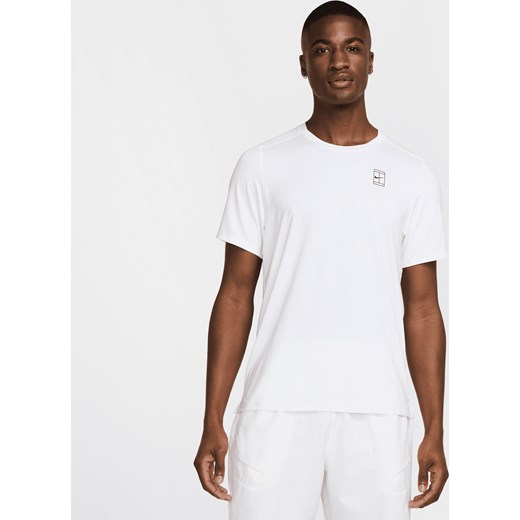 Męska koszulka do tenisa Dri-FIT NikeCourt Advantage - Biel ze sklepu Nike poland w kategorii T-shirty męskie - zdjęcie 178603182