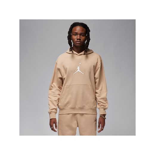 Męska dzianinowa bluza z kapturem Jordan Flight MVP - Brązowy ze sklepu Nike poland w kategorii Bluzy męskie - zdjęcie 178603263