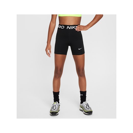 Spodenki dla dziewcząt Dri-FIT Nike Pro Leak Protection: Period - Czerń ze sklepu Nike poland w kategorii Spodenki dziewczęce - zdjęcie 178603434