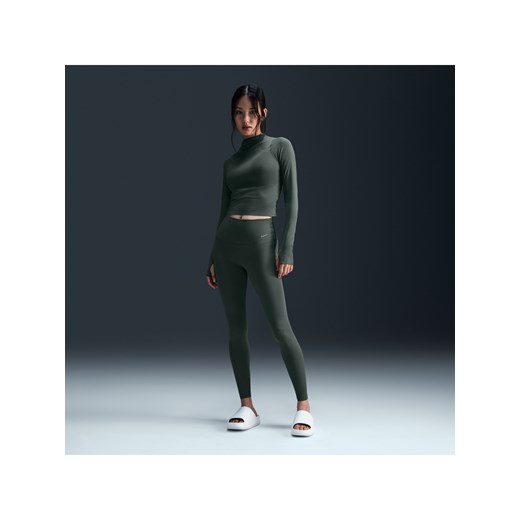 Damskie legginsy o pełnej długości z wysokim stanem zapewniające delikatne Nike XXL (EU 52-54) Nike poland