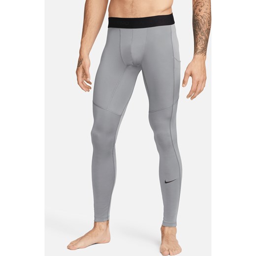 Męskie legginsy do fitnessu Dri-FIT Nike Pro - Szary ze sklepu Nike poland w kategorii Spodnie męskie - zdjęcie 178603554