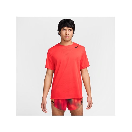 Męska koszulka z krótkim rękawem do biegania Dri-FIT ADV Nike AeroSwift - Czerwony ze sklepu Nike poland w kategorii T-shirty męskie - zdjęcie 178603603