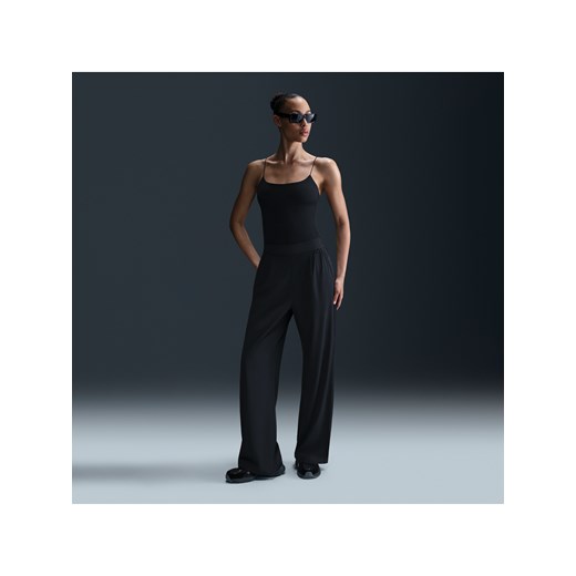 Damskie spodnie z wysokim stanem i luźnymi szerokimi nogawkami Dri-FIT Nike 24.7 Nike M (EU 40-42) Nike poland