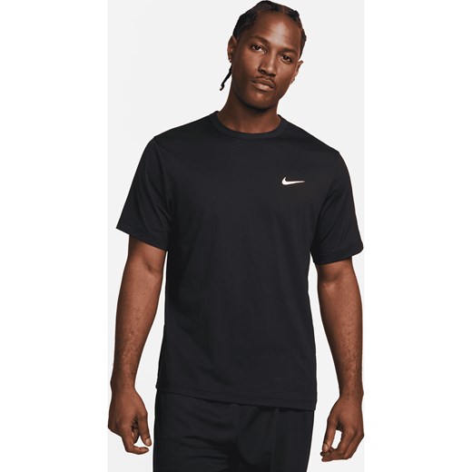 Męska uniwersalna koszulka z krótkim rękawem Dri-FIT UV Nike Hyverse - Czerń ze sklepu Nike poland w kategorii T-shirty męskie - zdjęcie 178603654