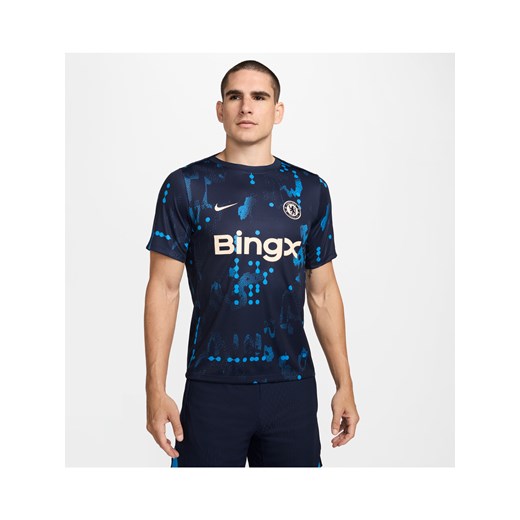 Męska przedmeczowa koszulka piłkarska z krótkim rękawem Nike Dri-FIT Chelsea Nike 3XL okazja Nike poland