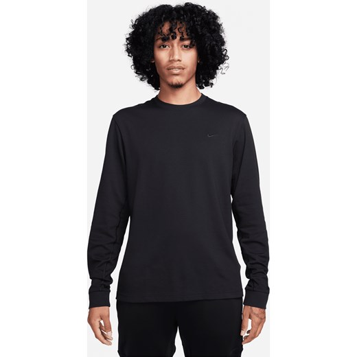 Męska uniwersalna koszulka z długim rękawem Dri-FIT Nike Primary - Czerń ze sklepu Nike poland w kategorii T-shirty męskie - zdjęcie 178603794
