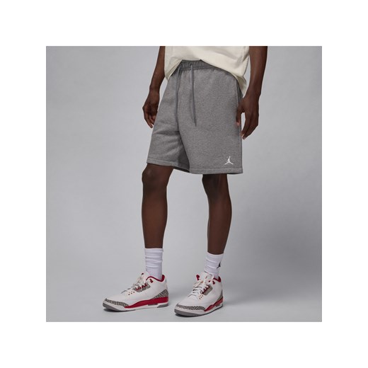 Spodenki męskie Jordan Brooklyn Fleece - Szary ze sklepu Nike poland w kategorii Spodenki męskie - zdjęcie 178603821