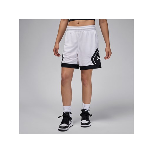 Damskie spodenki z motywem otwartego rombu Jordan Sport - Biel Jordan L (EU 44-46) Nike poland