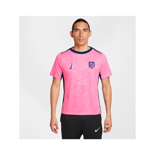 Męska przedmeczowa koszulka piłkarska Nike Dri-FIT Atlético Madryt Academy Pro (wersja trzecia) - Różowy ze sklepu Nike poland w kategorii T-shirty męskie - zdjęcie 178604183