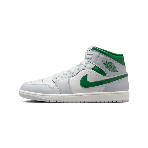 Buty męskie Air Jordan 1 Mid - Biel ze sklepu Nike poland w kategorii Buty sportowe męskie - zdjęcie 178604390