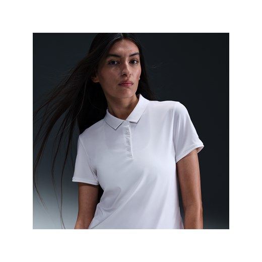 Damska koszulka polo z krótkim rękawem do golfa Dri-FIT Nike Victory - Biel ze sklepu Nike poland w kategorii Bluzki damskie - zdjęcie 178604530
