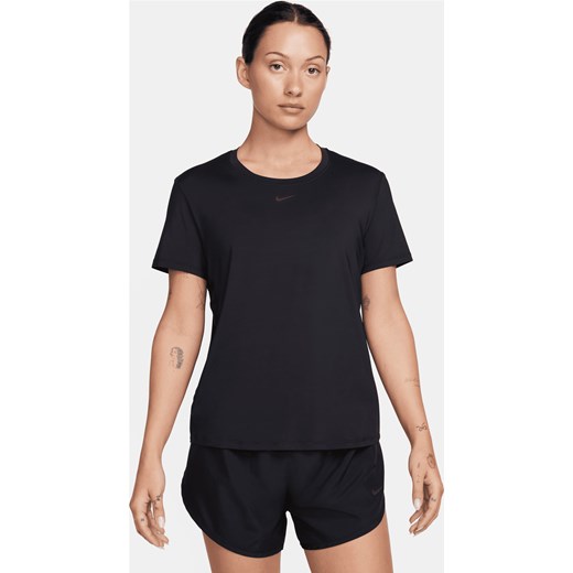 Damska koszulka z krótkim rękawem Dri-FIT Nike One Classic - Czerń Nike L (EU 44-46) Nike poland