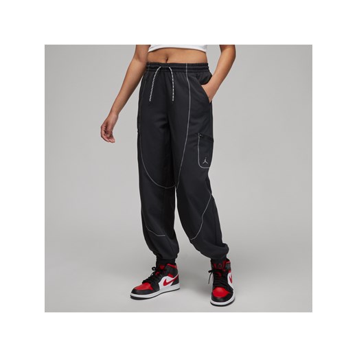 Damskie spodnie tunelowe Jordan Sport - Czerń ze sklepu Nike poland w kategorii Spodnie damskie - zdjęcie 178604663