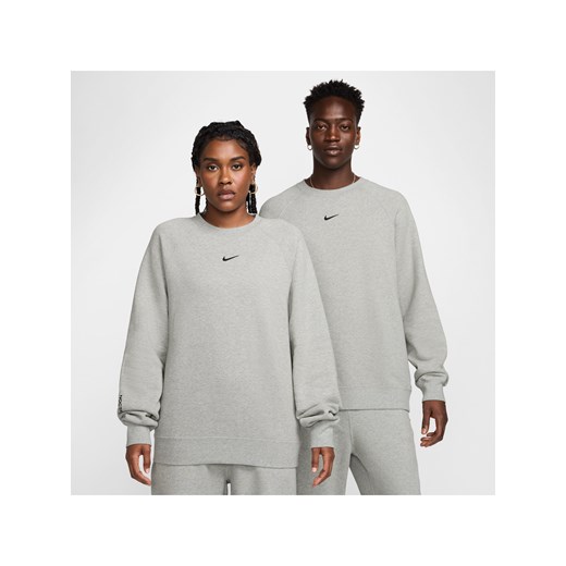 Męska bluza z dzianiny CS NOCTA - Szary ze sklepu Nike poland w kategorii Bluzy męskie - zdjęcie 178604880
