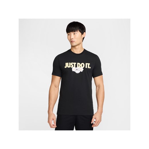 Męski T-shirt do koszykówki Dri-FIT Nike - Czerń ze sklepu Nike poland w kategorii T-shirty męskie - zdjęcie 178604893