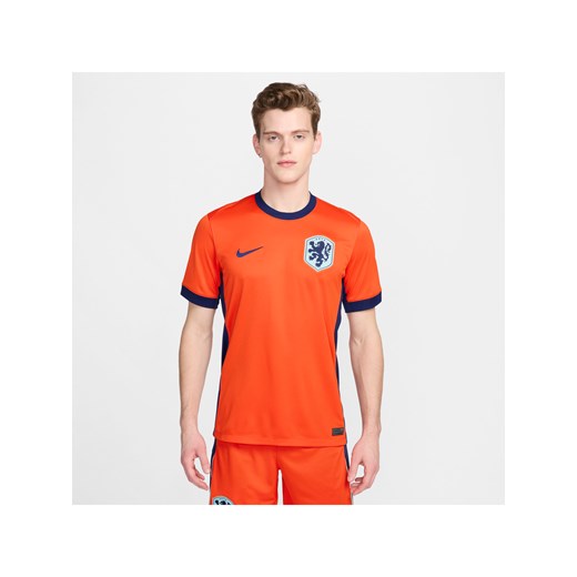 Męska koszulka piłkarska Nike Dri-FIT Holandia (drużyna męska) Stadium 2024/25 (wersja domowa) – replika - Pomarańczowy ze sklepu Nike poland w kategorii T-shirty męskie - zdjęcie 178604934