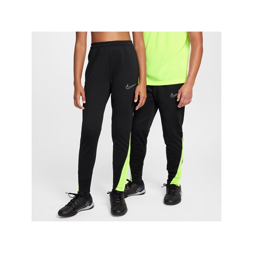 Spodnie piłkarskie dla dużych dzieci Nike Therma-FIT Academy - Czerń ze sklepu Nike poland w kategorii Spodnie męskie - zdjęcie 178604944