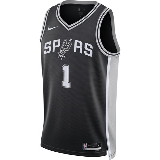 Koszulka męska Nike Dri-FIT NBA Swingman San Antonio Spurs Icon Edition 2022/23 - Czerń ze sklepu Nike poland w kategorii T-shirty męskie - zdjęcie 178605332