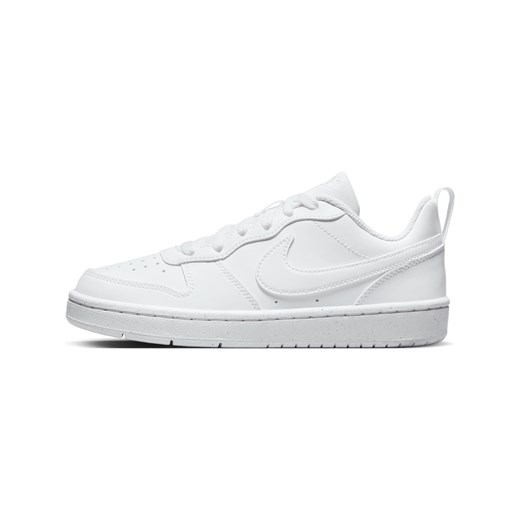 Buty dla dużych dzieci Nike Court Borough Low Recraft - Biel ze sklepu Nike poland w kategorii Buty sportowe dziecięce - zdjęcie 178605810