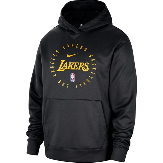 Męska bluza z kapturem Los Angeles Lakers Spotlight Nike Dri-FIT NBA - Czerń ze sklepu Nike poland w kategorii Bluzy męskie - zdjęcie 178605864