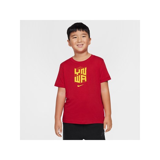 T-shirt piłkarski dla dużych dzieci Nike Liverpool F.C. - Czerwony ze sklepu Nike poland w kategorii T-shirty chłopięce - zdjęcie 178605940