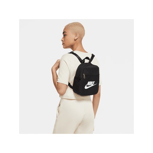 Damski plecak mini Nike Sportswear Futura 365 (6 l) - Czerń ze sklepu Nike poland w kategorii Plecaki - zdjęcie 178606002