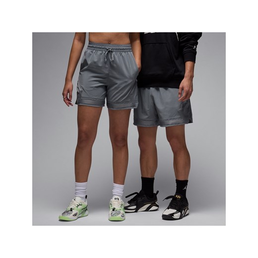Męskie spodenki z tkaniny z motywem otwartego rombu Dri-FIT Jordan Sport - Szary ze sklepu Nike poland w kategorii Spodenki męskie - zdjęcie 178606214