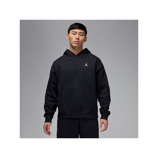 Męska bluza z kapturem o kroju oversize Jordan Brooklyn Fleece - Czerń ze sklepu Nike poland w kategorii Bluzy męskie - zdjęcie 178606351