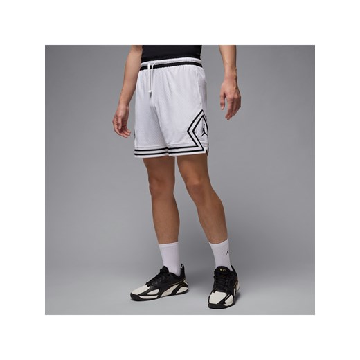 Męskie spodenki z siateczki z motywem rombu Dri-FIT Jordan Sport - Biel ze sklepu Nike poland w kategorii Spodenki męskie - zdjęcie 178606352