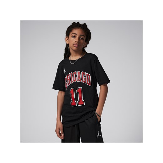T-shirt dla dużych dzieci Chicago Bulls Statement Edition Jordan NBA - Czerń ze sklepu Nike poland w kategorii T-shirty chłopięce - zdjęcie 178606492