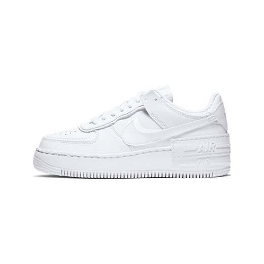 Buty damskie Nike Air Force 1 Shadow - Biel ze sklepu Nike poland w kategorii Buty sportowe damskie - zdjęcie 178606861