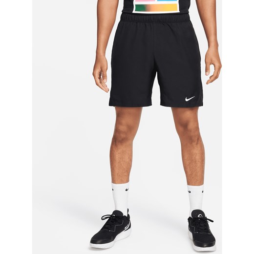 Męskie spodenki tenisowe Dri-FIT NikeCourt Victory 18 cm - Czerń ze sklepu Nike poland w kategorii Spodenki męskie - zdjęcie 178607061