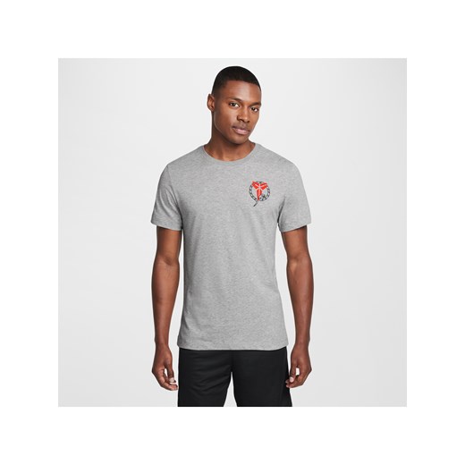 T-shirt męski Dri-FIT Kobe „Stockings” - Szary ze sklepu Nike poland w kategorii T-shirty męskie - zdjęcie 178607262