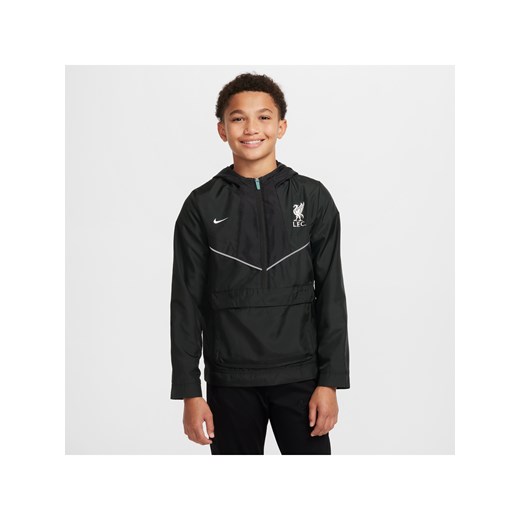 Kurtka piłkarska typu anorak dla dużych dzieci (chłopców) Nike Liverpool F.C. Nike M Nike poland