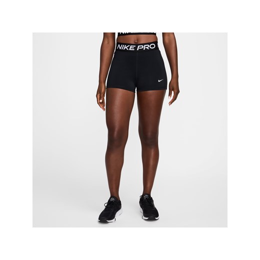 Damskie kolarki ze średnim stanem 8 cm Nike Pro Leak Protection: Period - Czerń ze sklepu Nike poland w kategorii Szorty - zdjęcie 178607474