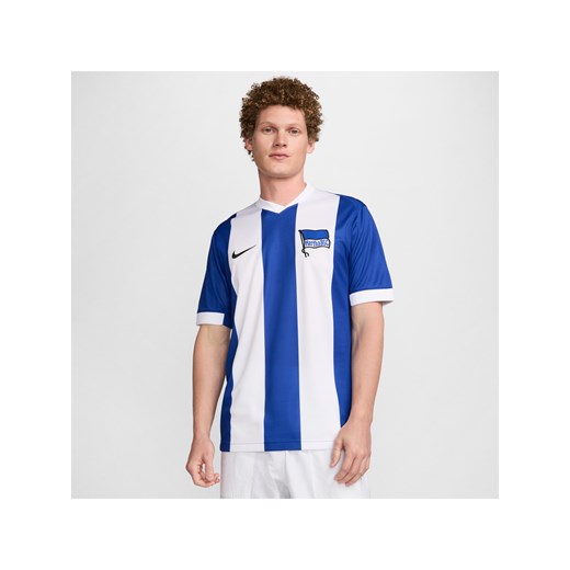 Męska koszulka piłkarska Nike Dri-FIT Hertha BSC Stadium 2024/25 (wersja domowa) (replika) - Niebieski ze sklepu Nike poland w kategorii T-shirty męskie - zdjęcie 178607484