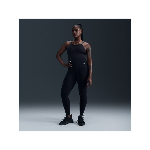 Damskie legginsy o pełnej długości z wysokim stanem zapewniające delikatne wsparcie Nike Zenvy - Czerń ze sklepu Nike poland w kategorii Spodnie damskie - zdjęcie 178607491