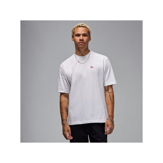 Męski T-shirt z naszywką Sneaker Jordan Brand - Biel ze sklepu Nike poland w kategorii T-shirty męskie - zdjęcie 178607493