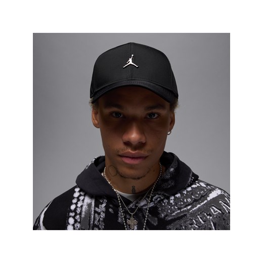 Czapka o wzmocnionej konstrukcji z metalowym logo Jumpman Jordan Rise - Czerń ze sklepu Nike poland w kategorii Czapki z daszkiem męskie - zdjęcie 178607543