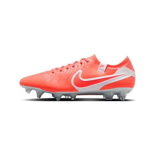 Korki piłkarskie typu low top na miękką murawę Nike Tiempo Legend 10 Elite - Różowy ze sklepu Nike poland w kategorii Buty sportowe męskie - zdjęcie 178607713
