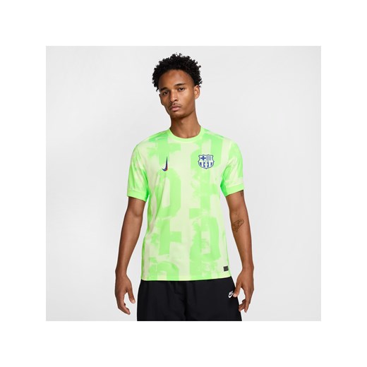 Męska koszulka piłkarska Nike Dri-FIT FC Barcelona Stadium 2024/25 (wersja trzecia) – replika - Żółty ze sklepu Nike poland w kategorii T-shirty męskie - zdjęcie 178607741