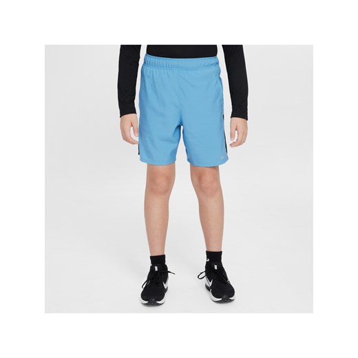 Spodenki treningowe dla dużych dzieci (chłopców) Nike Dri-FIT Challenger - Niebieski ze sklepu Nike poland w kategorii Spodenki chłopięce - zdjęcie 178607762