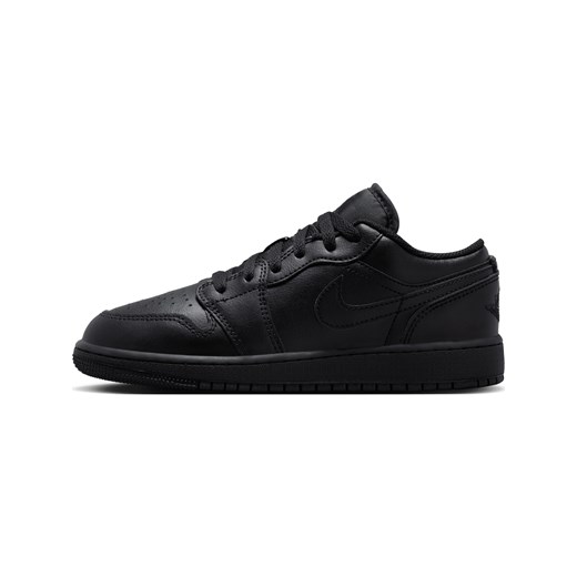 Buty dla dużych dzieci Air Jordan 1 Low - Czerń ze sklepu Nike poland w kategorii Buty sportowe dziecięce - zdjęcie 178607802